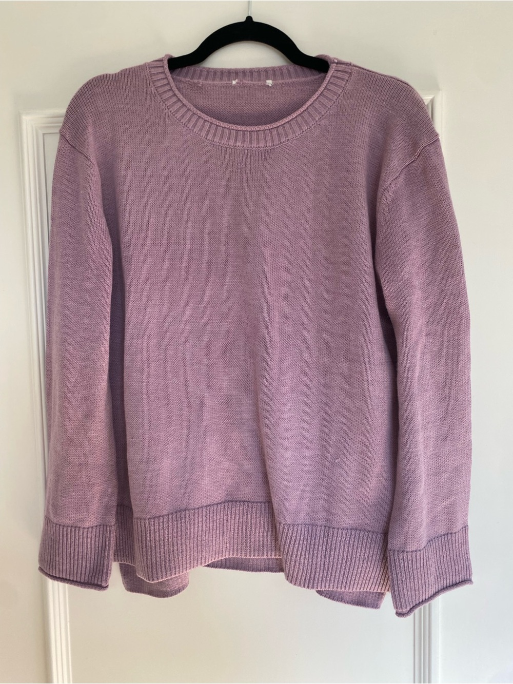 Lilac Crewneck Women's Sweater - Classic and soft
